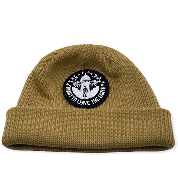 NWT Wool + Pepper Co. UFO Unisex Beanie Hat - Picture 1 of 3